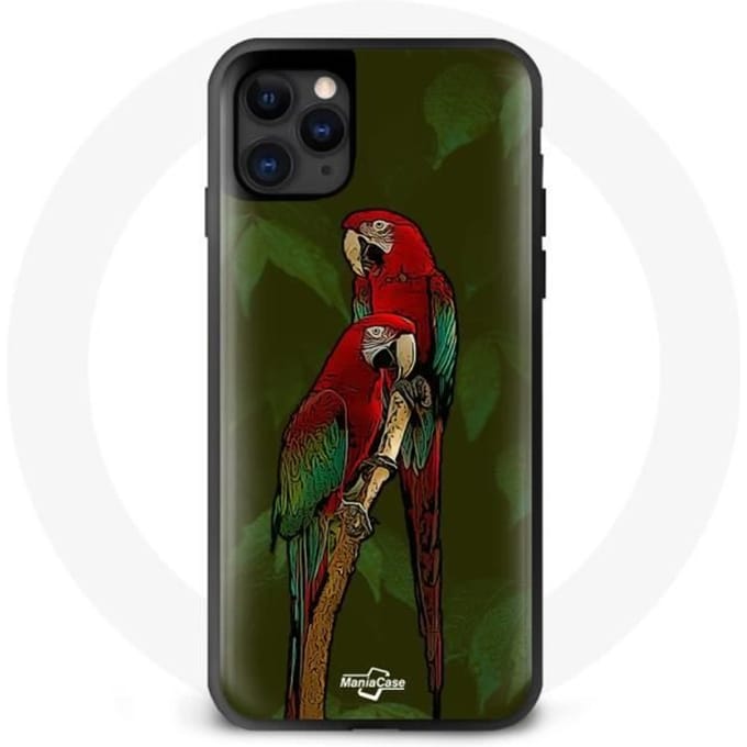 Coque iphone 12 Pionus Perroquets