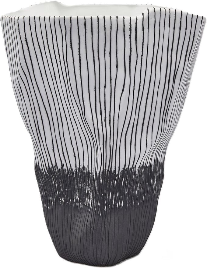 EDG - Vaas - porselein - wit - D25,5 x H47 cm