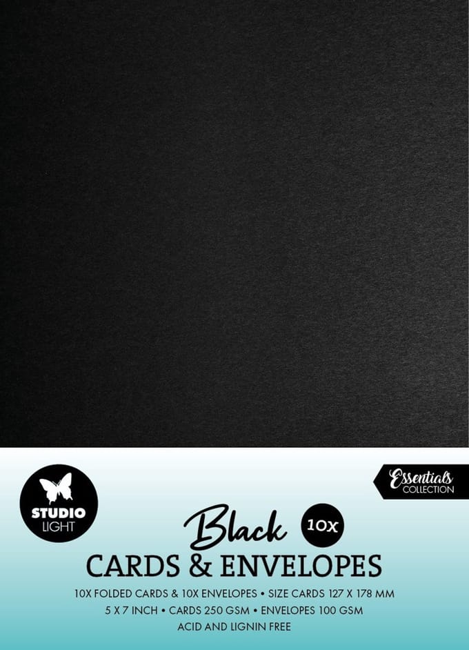 SL Cards & Envelopes Black Consumables nr.07