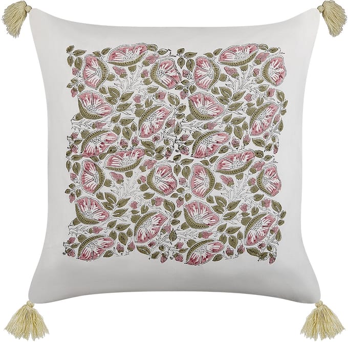 CARISSA - Sierkussen - Multicolor - 45 x 45 cm - Katoen