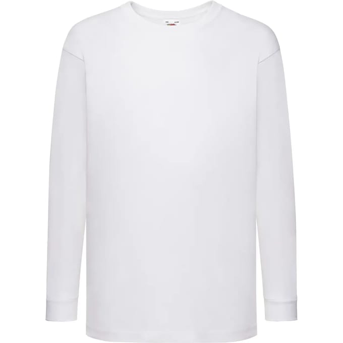 T-shirt met lange mouwen kind Fruit of the Loom