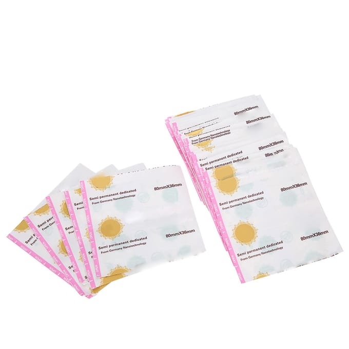 50 stuks Oogbrauw Tattoo Bescherming Waterdicht Tape Oogbrauw Tattoo Nazorg Pasta Tattoo Benodigdheden white