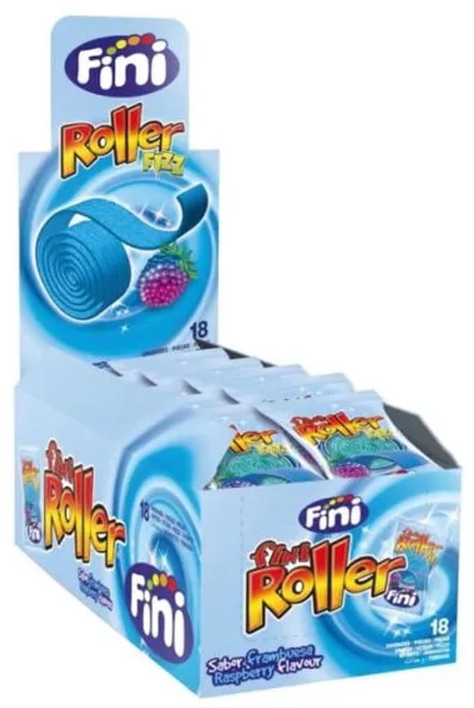 Fini zure roller framboos zakje 20 gr