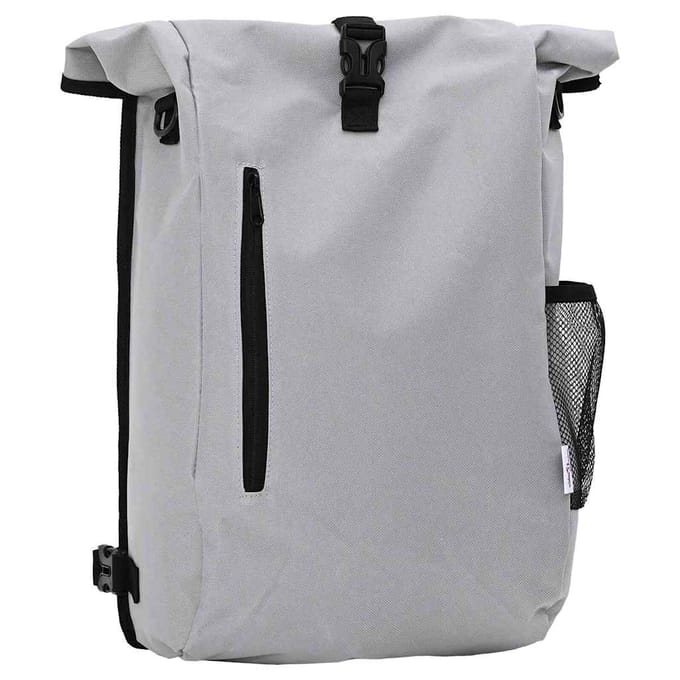 vidaXL - Fietstas - Grijs - 31 - x - 13 - x - 58 - cm - Polyester