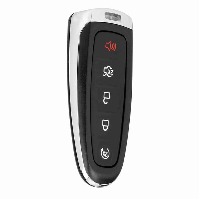 Coque de protection de clé de voiture télécommandée de remplacement pour Ford Edge Explorer 2011 2015 B8 black