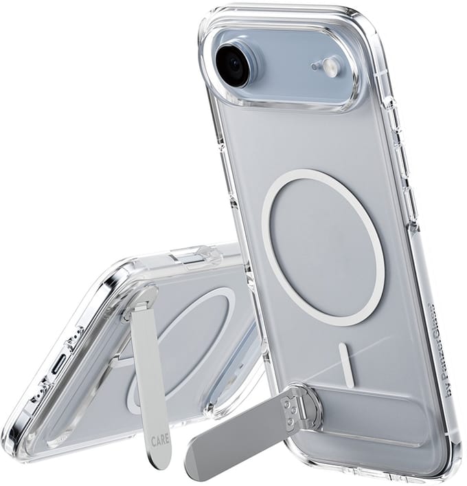 CARE by PanzerGlass Feature Case Transparent w. Kickstand & MagSafe iPhone Air