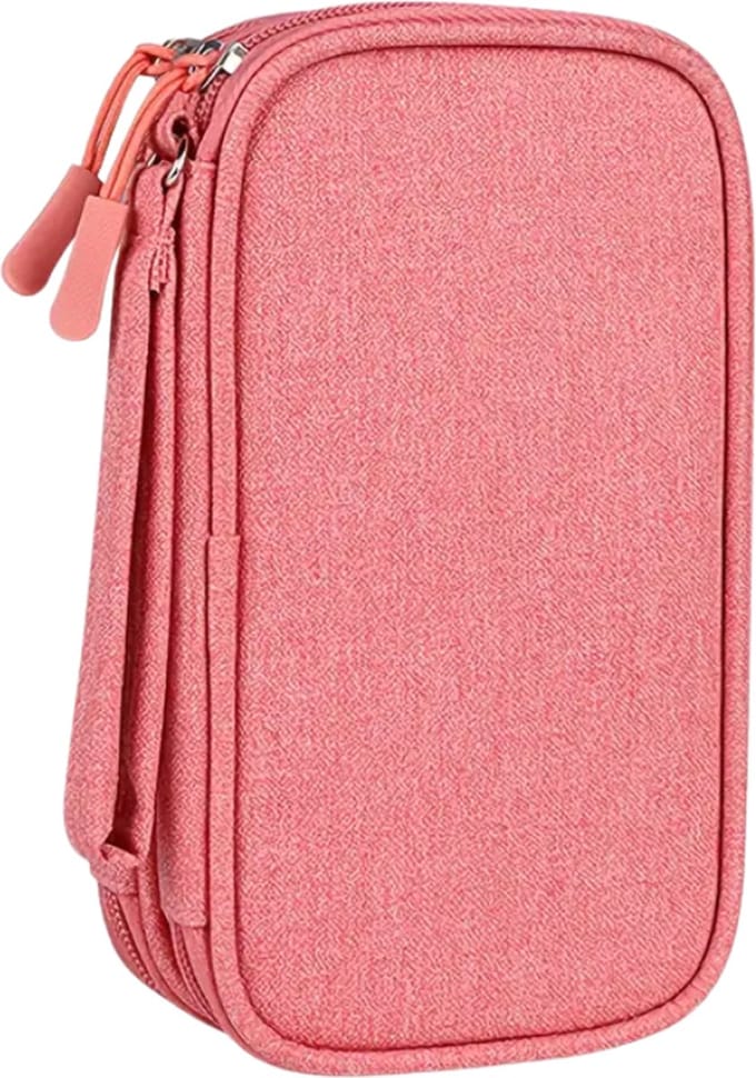 Livano Koffer Organizer Set - Packing Cubes - Compressie - Travel - Compression - Set - Roze