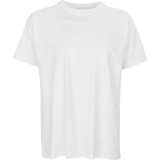 SOLS Dames/Dames Boxy Organic Oversized T-shirt (Wit)
