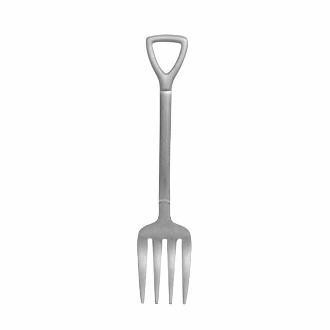 Tokyo Design Studio - Vintage Shovel Fork S - Gebaksvorkje - 11,5 cm - RVS
