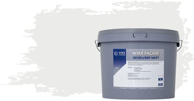 Wixx Façade Gevelverf Matt - 5L - RAL 9003 Signaalwit