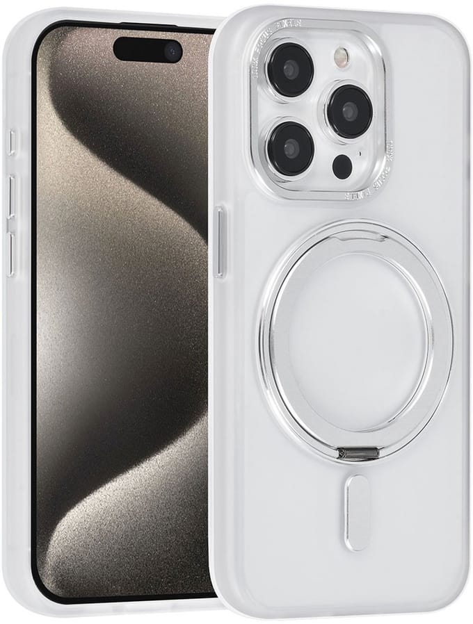 UNIQ Accessory Back Cover - Apple iPhone 15 Pro - Wit - Valbescherming - MagSafe-compatibel