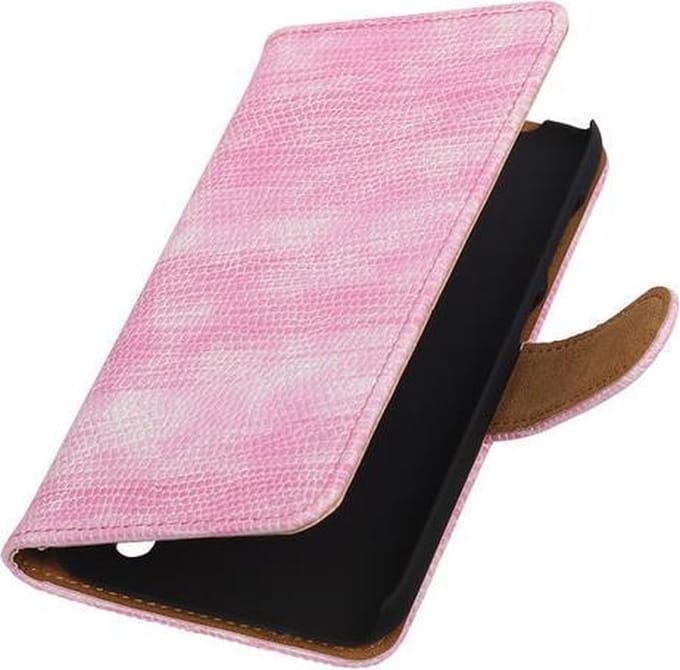 Sony Xperia Z5 Compact - Mini Slang Roze Booktype Wallet Hoesje