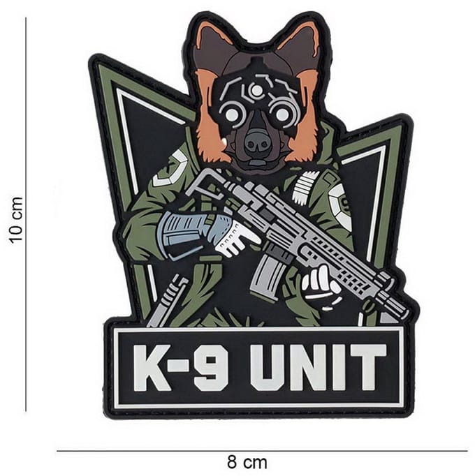 Embleem 3D PVC K-9 Unit glow in the dark