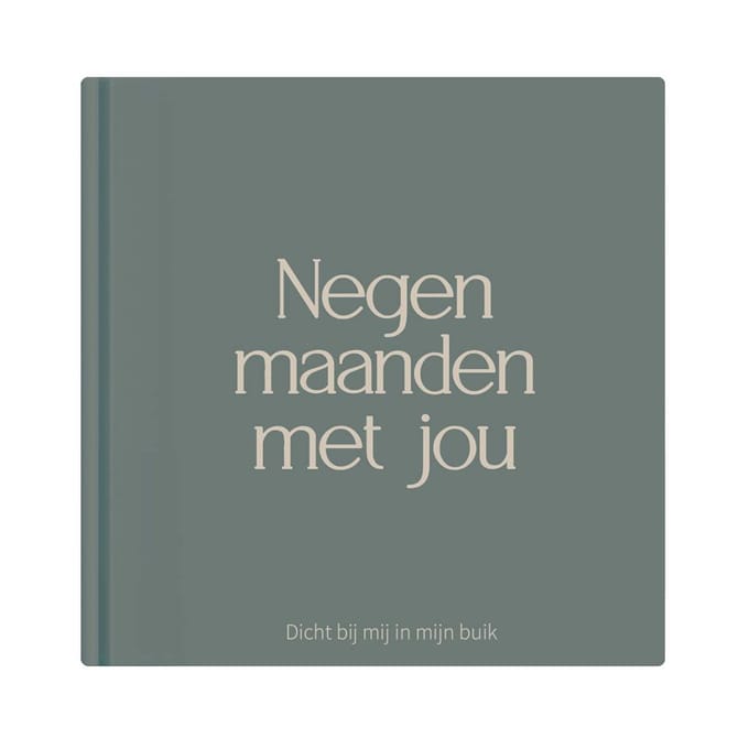 Writemoments zwangerschapsdagboek - Negen maanden met jou - Groen