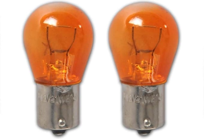 ProPlus Autolamp - 12V - 21W - BAU15S - oranje - 2 stuks