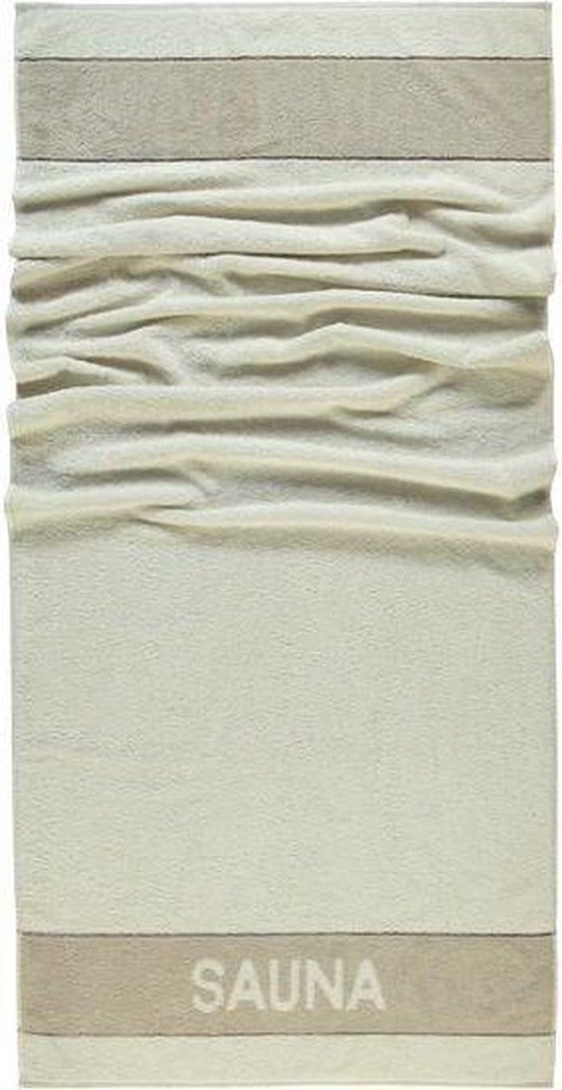 Cawo Sauna handdoek - Beige&Bruin (80x200cm)