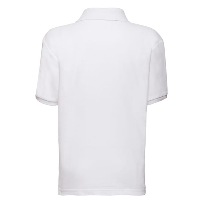 Fruit of the Loom Kinder/Kinder 65/35 Poloshirt (Wit)