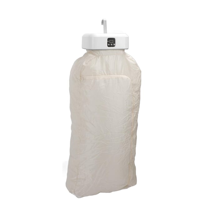 Draagbare Kledingdroger 600W 15min Sneldrogend Klein Compact Opvouwbaar Elektrisch Droogmachine met white