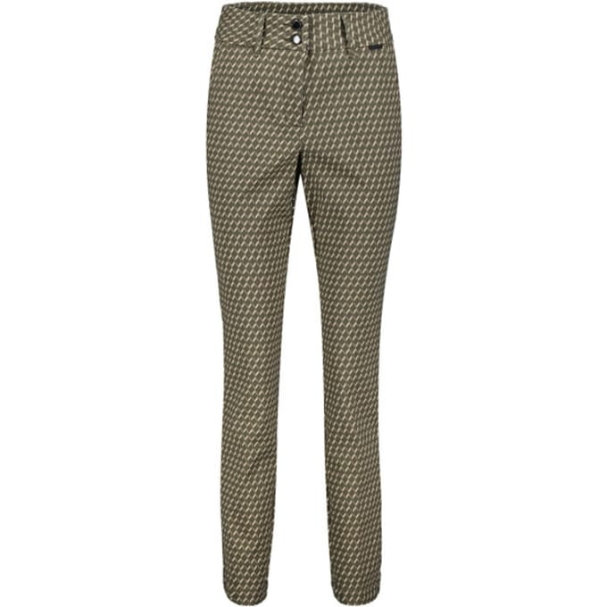Red Button Broek Diana Fancy Print Srb4389 Dark Green Dames Maat - W36