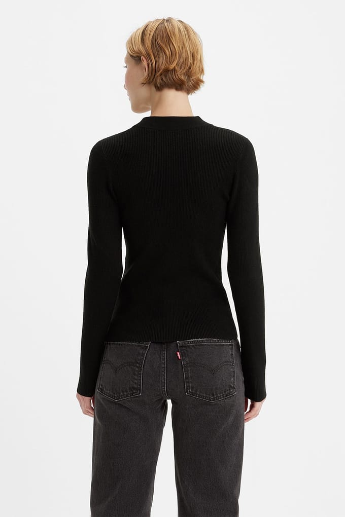 Levi's Rib Crew Sweater Caviar Wool Like Taglia: S | Maglioni a maglia Outlet | Donna