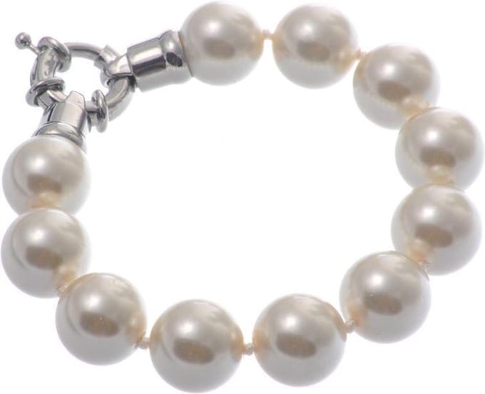 Behave - Parelarmband parelmoer glans - Tijdloos cadeau idee