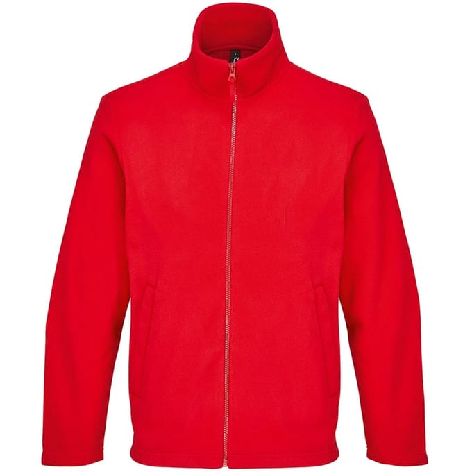 SOLS Unisex Microfleece Jas voor volwassenen (Rood)