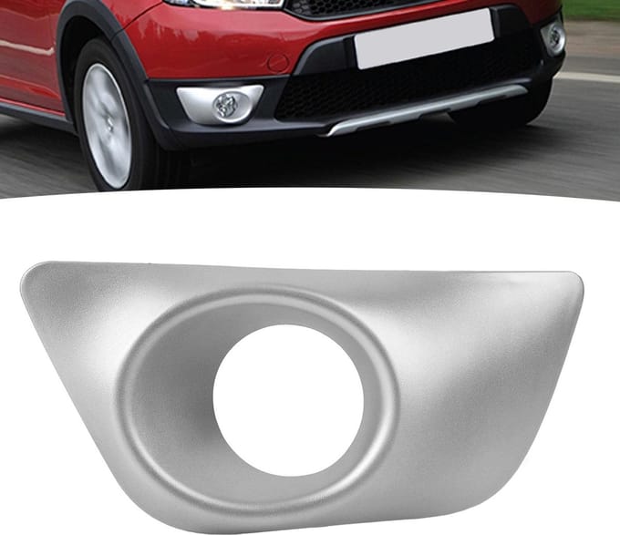 Dailygoods- Mistlampomlijsting Vervanging - Mistlampafdekking - Dacia Stepway MK2 - 2013-2016 - ABS - 1 stuk