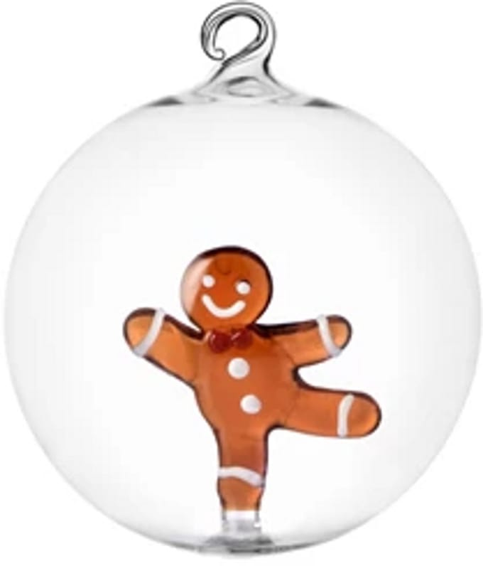 Ichendorf handgemaakte glazen kerstbal