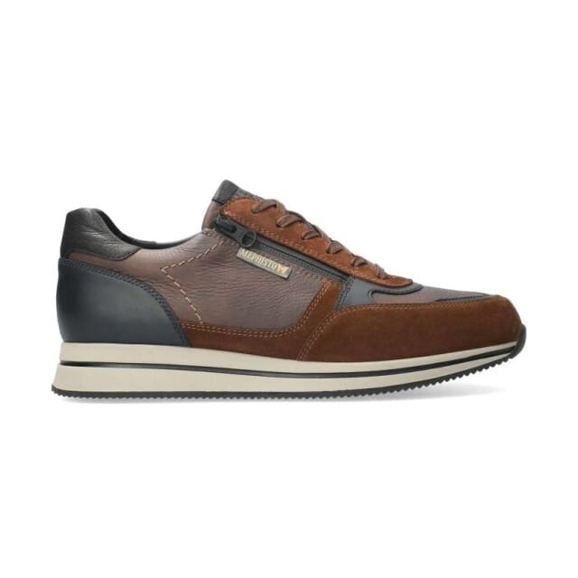 Mephisto Gilford - heren sneaker - Bruin - maat 39 (EU) 6 (UK)