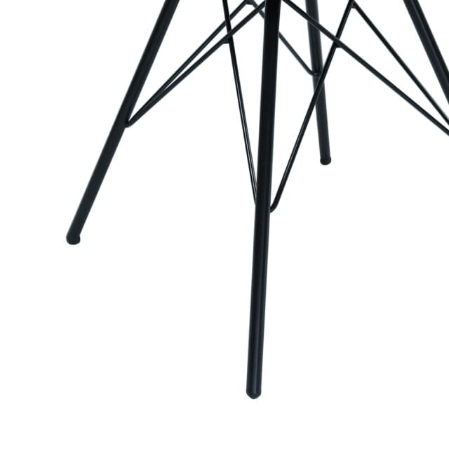 KICK® VELVET Kuipstoel Groen – Eetkamerstoel – Velvet – Zwart Frame
