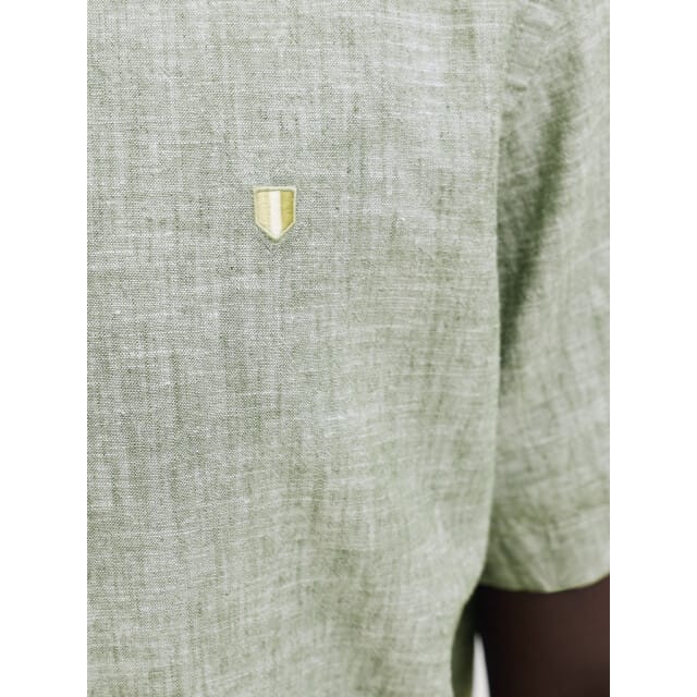 JACK&JONES PREMIUM - JPRBLUSUMMER LIN. BL. SHIELD SS SHIRT SN Heren Overhemd