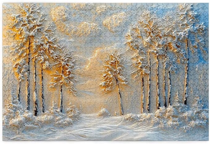 Houten Puzzel - Abstract Legpuzzel - Ontspanning Thuis - 4000 Stukjes - 142x88cm - Meerkleurig