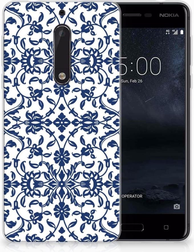 Nokia 5 TPU Case Flower Blue