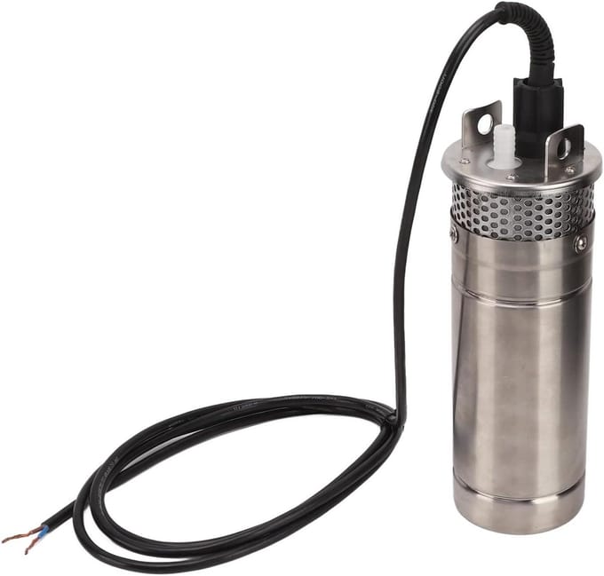 Dompelpomp - Waterpomp - Water Verplaatsen - Zonne-energie - 70 Meter - Zilver