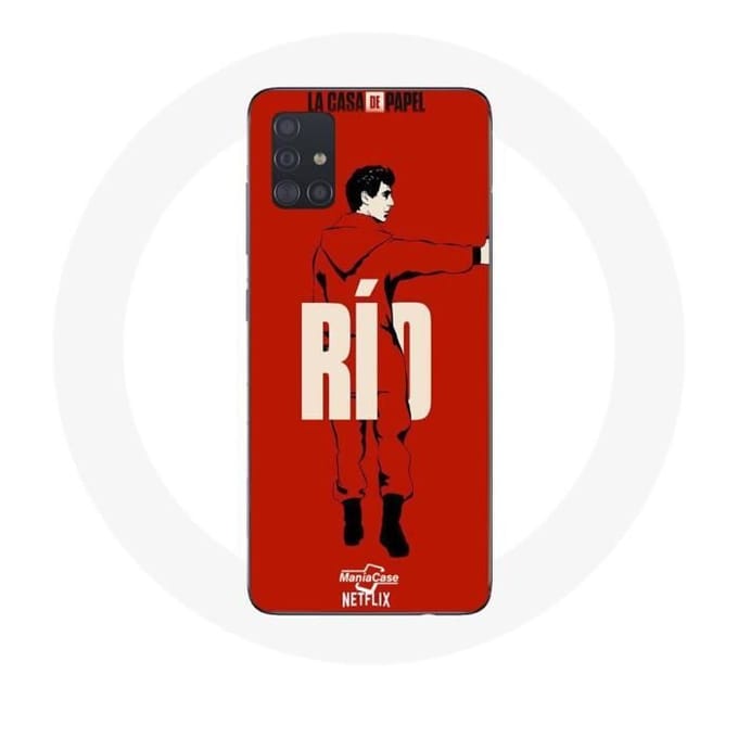 Coque - La casa de papel - Samsung Galaxy A51 - Souple - Rouge - Mixte