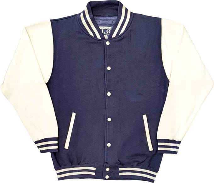 Biggie Smalls - Crown Varsity jacket - S - Blauw/Wit