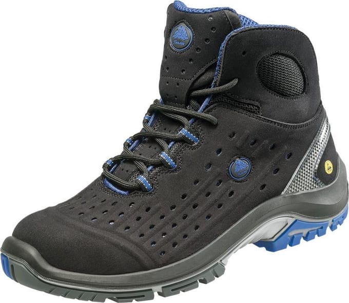 Bata werkschoenen - Sync - S1P hoog - zwart/blauw - maat 42 W