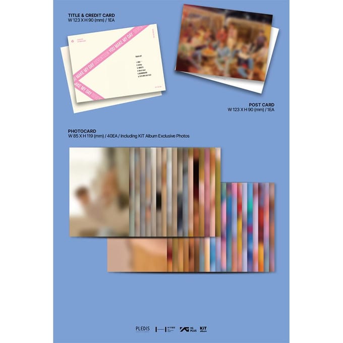 SEVENTEEN - YOU MAKE MY DAY KiT ver. Album(Vernieuwing) Kit ver. gray