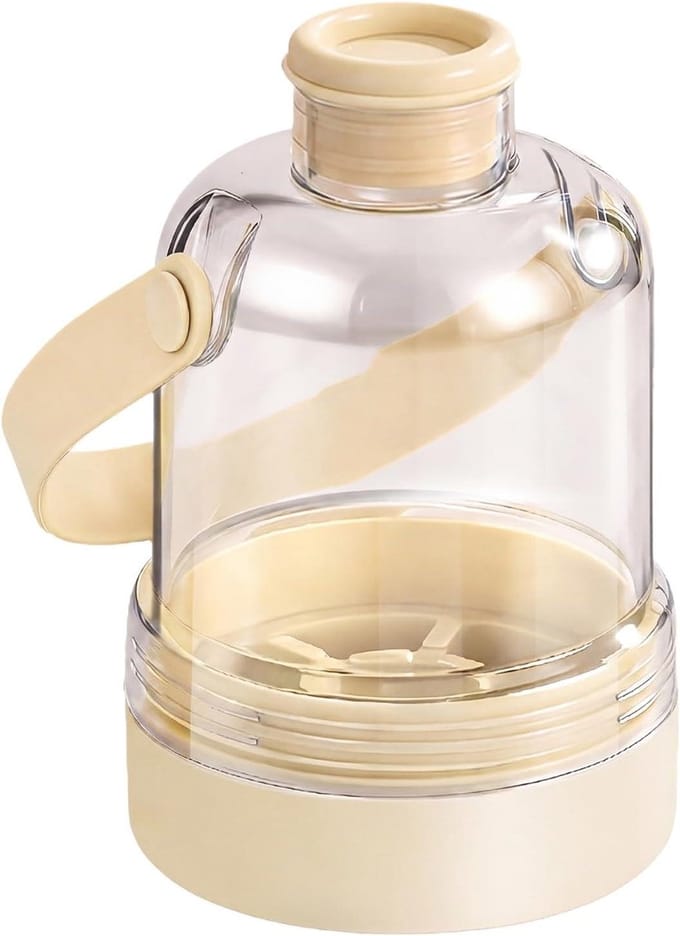 IJsbal Maker - Opvouwbare Beker - Drankjes Koelen - 2-in-1 Ontwerp - 15.5 cm - Wit