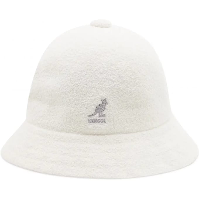 Kangol 0397bc Witte Bermuda Casual Bucket Hat 0397BC WHITE (S) white