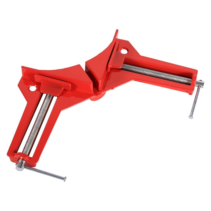 Étau d'angle à 90 degrés à angle droit Support de cadre photo Outil de menuiserie Chaud red