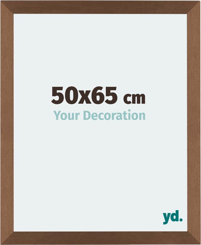 Your Decoration - Fotolijst 50x65 cm - MDF - Koper Decor - Mura