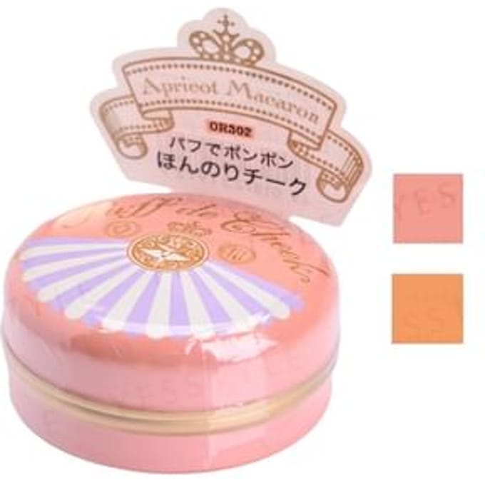Shiseido - Majolica Majorca Puff De Cheek OR302 Apricot Macaron