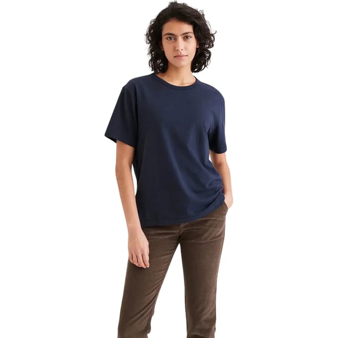 Dockers Original T-shirt Met Korte Mouwen Blauw M Vrouw