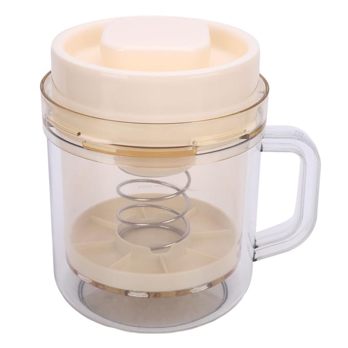 Yoghurtmakerfilter met fijnmazig robuust ABS yoghurtfilter zeef met deksel voor thuis L(for 6.5-9kg) white
