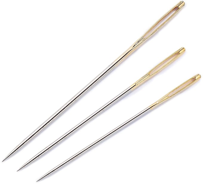 Borduurnaalden staal No. 24 m. punt 0,80x37mm 6 st.