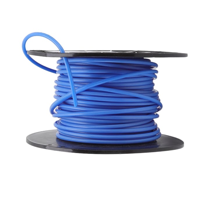 Grasmaaier Trimmerlijn Rond 4mm Dik 30m Lang Blauw Vervanging voor Black and Decker