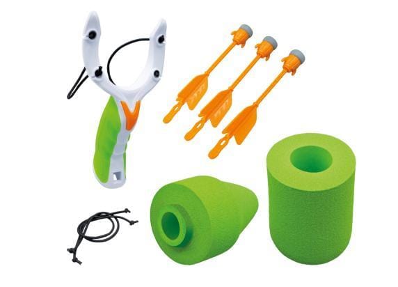 Buki Slingshot katapult met 3 pijltjes Spellen voor buiten