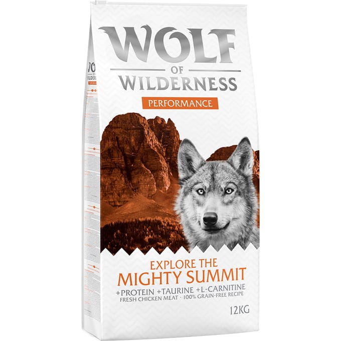 2x12kg Performance 'Explore The Mighty Summit' Wolf of Wilderness Hondenvoer
