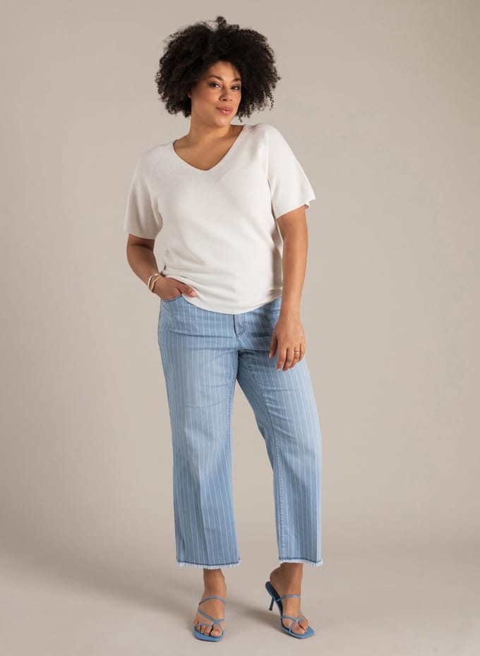 YEST CURVE Nadiney Tops - Off White - maat 0(46)